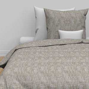 Beddengoed van Bevertien Blitz katoen - taupe - Taupe - 220 x 140 cm