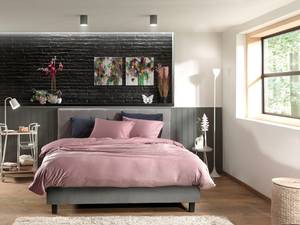 Microvezel beddengoed Velluto katoen - antiekroze - Oud pink - 220 x 140 cm