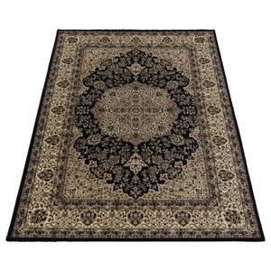 Laagpolig vloerkleed Alhami polypropeen - zwart - 80 x 150 cm - 80 x 150 cm