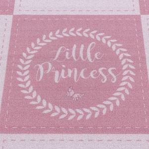 Kindervloerkleed Princess polypropeen - roze - 100 x 150 cm - 100 x 150 cm