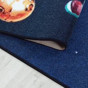 Kinderteppich Weltraum Polypropylen - Navy - 100 x 150 cm - 100 x 150 cm