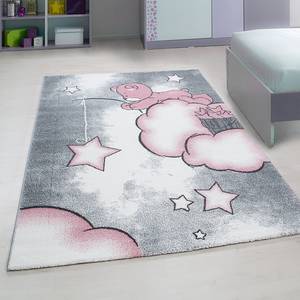 Tapis enfant Teddy et Étoiles Polypropylène - Rose - 160 x 230 cm - Rose foncé - 160 x 230 cm