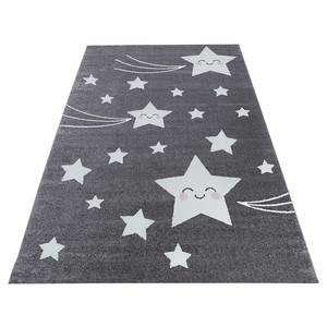 Kindervloerkleed Sterren polypropeen - grijs - 120 x 170 cm - Grijs - 120 x 170 cm