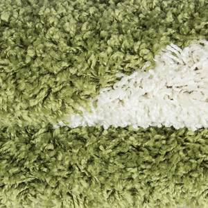 Kindervloerkleed Shaggy Voetbal polypropeen - groen - 100 x 100 cm - Groen - 100 x 100 cm