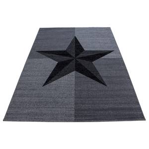 Kindervloerkleed Star polypropeen - grijs - 80 x 150 cm - 80 x 150 cm