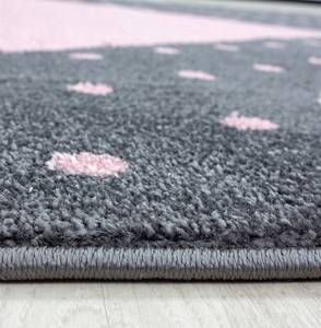 Tapis enfant Cœur Polypropylène - Rose - 120 x 120 cm - 120 x 120 cm