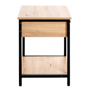 Beistelltisch Armadale - 1 Schublade MDF / Stahl - Wildeiche Dekor