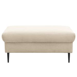 Polsterhocker Samar Cord - Cordstoff Leanca: Beige