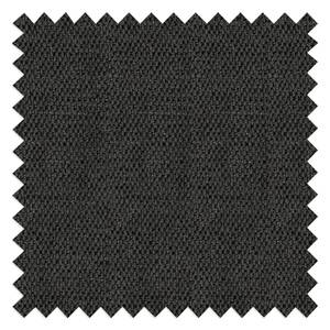 Canapé d’angle Sunny Corner Tissu - Tissu Floricia: Anthracite - Méridienne longue à gauche (vue de face) - Sans fonction couchage