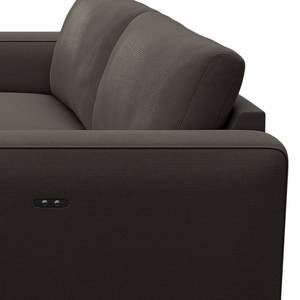 3-Sitzer Sofa KEDRO Webstoff - Webstoff Belana: Anthrazit - Ausrichtung rechts