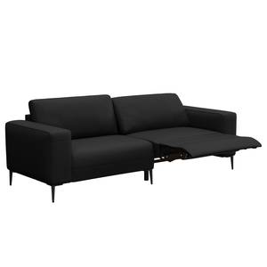 3-Sitzer Sofa KEDRO Echtleder - Echtleder Danbi: Schwarz - Ausrichtung rechts