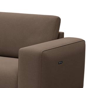 3-Sitzer Sofa KEDRO Webstoff - Webstoff Belana: Taupe - Ausrichtung rechts