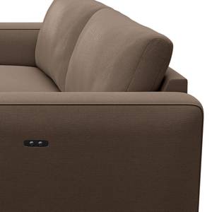 3-Sitzer Sofa KEDRO Webstoff - Webstoff Belana: Taupe - Ausrichtung rechts