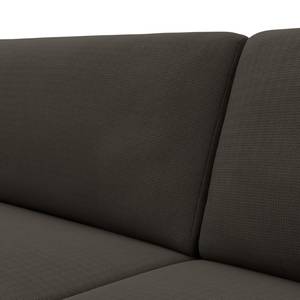 3-Sitzer Sofa KEDRO Webstoff - Webstoff Belana: Anthrazit - Ausrichtung links