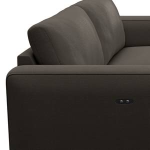 3-Sitzer Sofa KEDRO Webstoff - Webstoff Belana: Anthrazit - Ausrichtung links