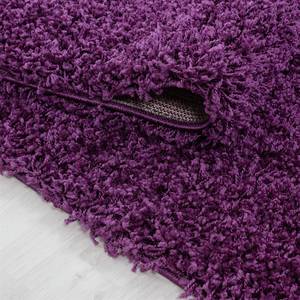 Tappeto a pelo lungo Hönen Polipropilene - Lilla scuro - 60 x 110 cm - Viola scuro - 60 x 110 cm