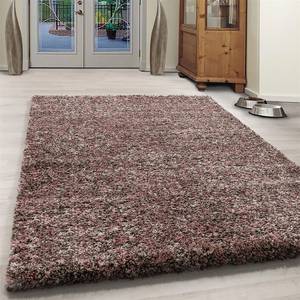 Hoogpolig vloerkleed Werne polypropeen - roze - 80 x 150 cm - Roze - 80 x 150 cm