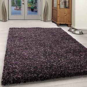 Tapis épais Werne Polypropylène - Violet foncé - 60 x 110 cm - Violet foncé - 60 x 110 cm