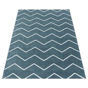 Laagpolig vloerkleed Linden polypropeen - turquoise - 80 x 150 cm - Turquoise - 80 x 150 cm