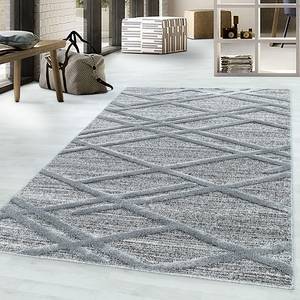 Tapis Santiago Polypropylène - Gris - 80 x 150 cm - 80 x 150 cm