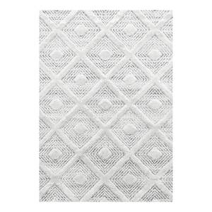 Tapis Esperanza Polypropylène - Gris - 140 x 200 cm - 140 x 200 cm