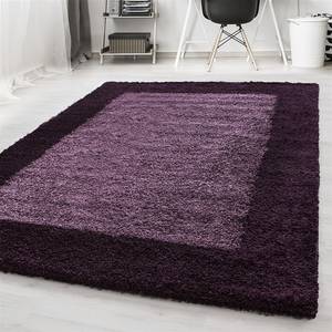 Tapis épais Mannheim Polypropylène - Lilas foncé - 100 x 200 cm - Violet foncé - 100 x 200 cm