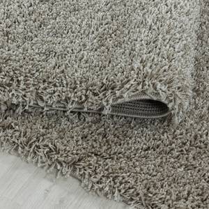 Hoogpolig vloerkleed Eisenberg polypropeen - beige - 160 x 160 cm - Beige - 160 x 160 cm