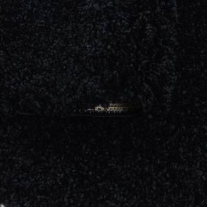 Hoogpolig vloerkleed Eisenberg polypropeen - zwart - 80 x 80 cm - Zwart - 80 x 80 cm
