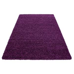 Tappeto a pelo lungo Weselberg Polipropilene - Lilla scuro - 140 x 200 cm - Viola scuro - 140 x 200 cm