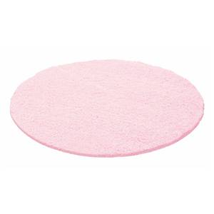 Tapis épais Weselberg Polypropylène - Rose - 200 x 200 cm - Rose - 200 x 200 cm