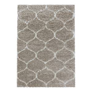 Hoogpolig vloerkleed Metzingen polypropeen - beige - 120 x 170 cm - Beige - 120 x 170 cm