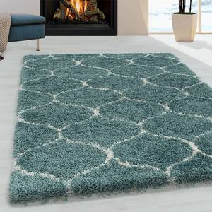 Tapis épais Metzingen Polystyrène - Turquoise - 160 x 230 cm - Turquoise - 160 x 230 cm