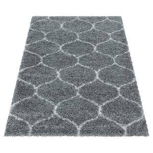 Tapis épais Metzingen Polypropylène - Gris - 80 x 250 cm - Gris - 80 x 250 cm