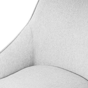 Set di 2 sedie imbottite Metline Color grigio chiaro