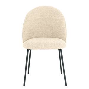 Chaises capitonnées LIMAYA - Lot de 2 Crème