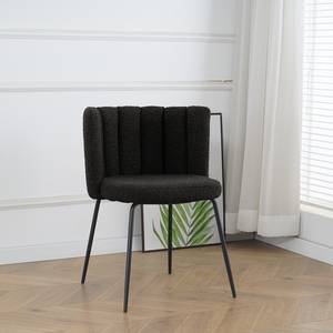 Chaises capitonnées Akarit - Lot de 2 Noir