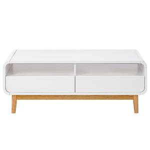 Table basse Skiby Blanc mat