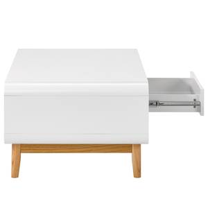 Table basse Skiby Blanc mat