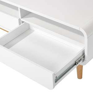 Table basse Skiby Blanc mat