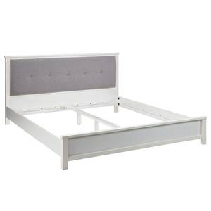 Struttura letto Juntula Bianco / grigio - 180 x 200cm