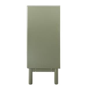 Kast LINDALE - breedte 80 cm Olijfgroen - Hoogte: 100 cm