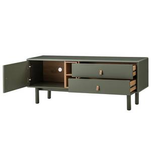 Meuble TV LINDALE 140 cm Vert olive