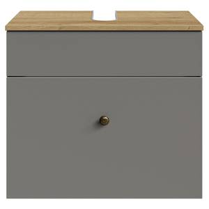 Salle de bain Quickset 937 - Type C Bois manufacturé - Gris - Éclairage inclus