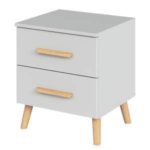 Table de chevet Skandi Gris soie - Hauteur : 54 cm