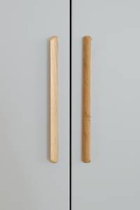 Draaideurkast Scandi type A Zijdegrijs - Breedte: 270 cm - Zonder spiegeldeuren