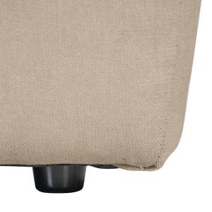 Polsterhocker Minaya Strukturstoff Kari: Taupe