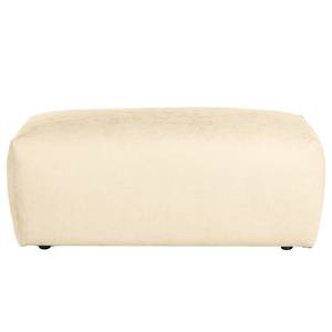 Polsterhocker Minaya Strukturstoff Kari: Beige