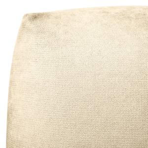 Gestoffeerde hocker Minaya Structuurstof Kari: Beige