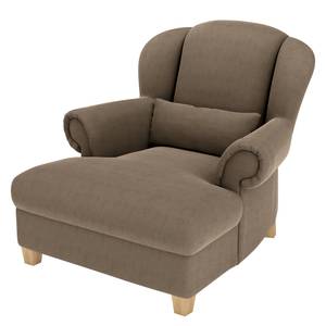 Fauteuil XXL Purias Tissage à plat - Tissu Caya: Marron