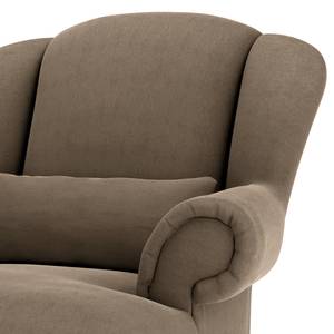 Fauteuil XXL Purias Tissage à plat - Tissu Caya: Marron